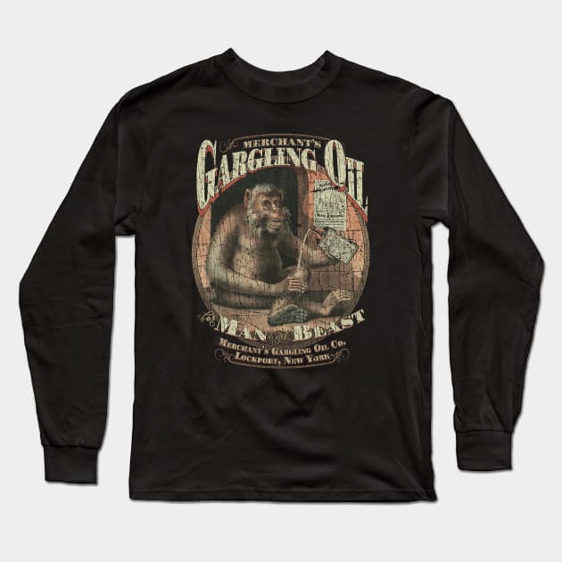 Merchant's Gargling Oil 1833 Long Sleeve T-Shirt by JCD666